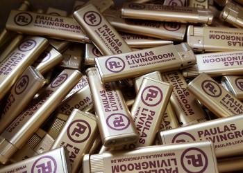 UV Objektdruck auf Feuerzeuge (Werbemittel)