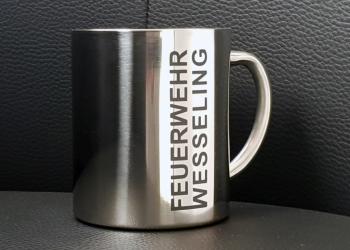 Edelstahltasse - laserbeschriftet