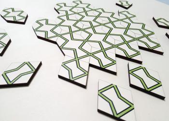 UV-Direktdruck auf lasergeschnittenen Holz