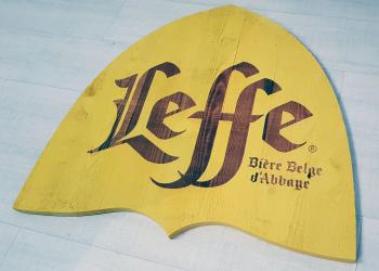 Holzwappen laserbeschriftet