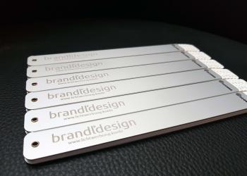 Eloxiertes Alu-Meßwerkzeug laserbeschriftet