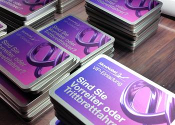 UV Direktdruck auf Metalldosen